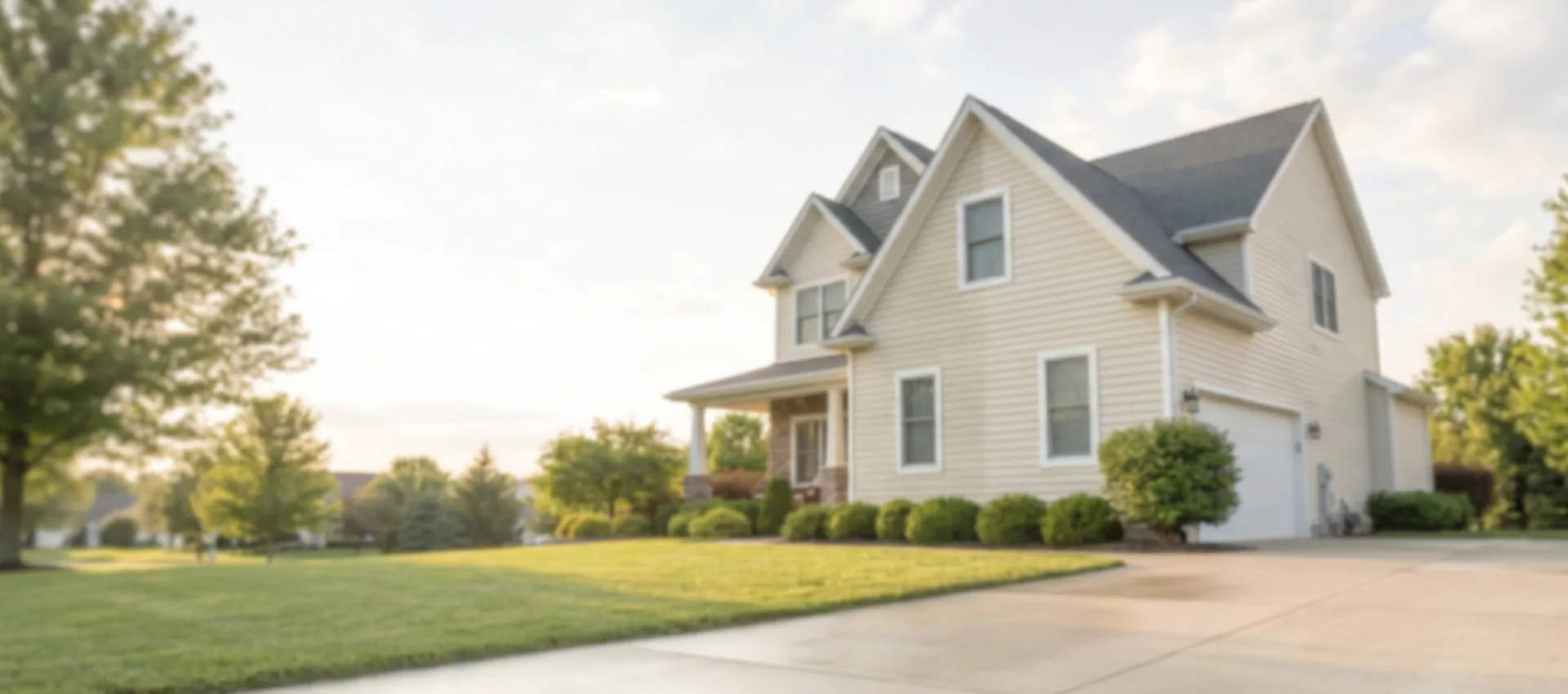 Clean Residential Home Exterior on /home/ — Birmingham Power Washing Birmingham