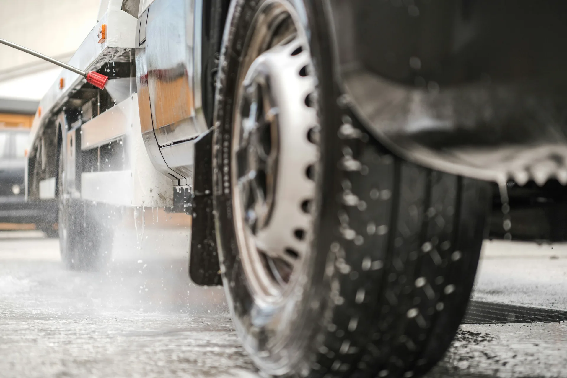 High Pressure Water Jet Closeup on /glossary/ — Birmingham Power Washing Birmingham